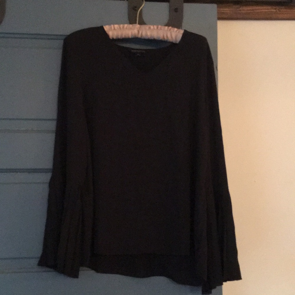 Black, Silk Banana Republic Top